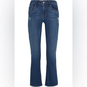 Frame Le Crop Mini Boot Cut Jean, finished hem